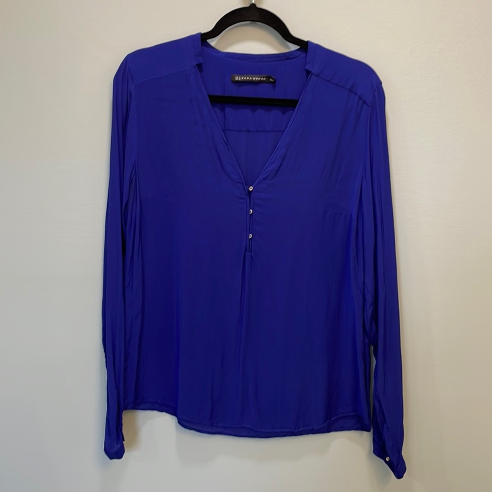 Zara Royal Blue Long Sleeve